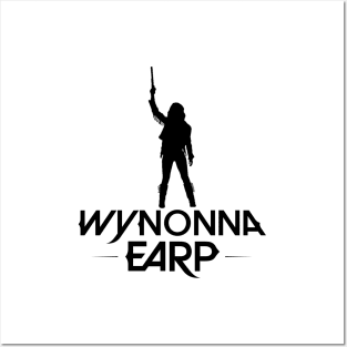 Wynonna Earp Silhouette - Black Posters and Art